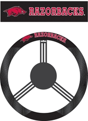 Arkansas Razorbacks - Poly-Suede Steering Wheel Cover 