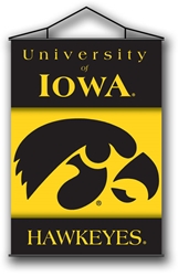Iowa Hawkeyes   - Indoor Banner Scroll 