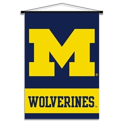 Michigan Wolverines - Indoor Banner Scroll 