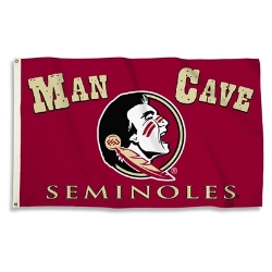 Florida State Seminoles - Man Cave 3 Ft. X 5 Ft. Flag W/ 4 Grommets 