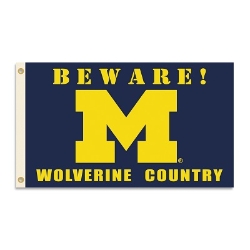 Michigan Wolverines - 3 Ft. X 5 Ft. Flag W/Grommets - Country 