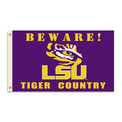 LSU Tigers - 3 Ft. X 5 Ft. Flag W/Grommets - Country 
