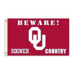 Oklahoma Sooners - 3 Ft. X 5 Ft. Flag W/Grommets - Country 
