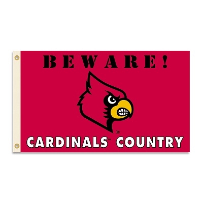 Louisville Cardinals - 3 Ft. X 5 Ft. Flag W/Grommets - Country 