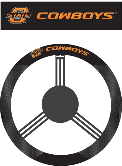 Oklahoma State Cowboys - Poly-Suede Steering Wheel Cover 