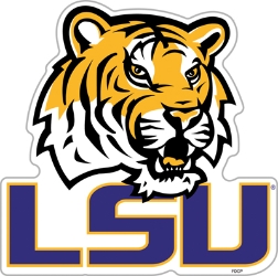 LSU Tigers - Vinyl Magnet 