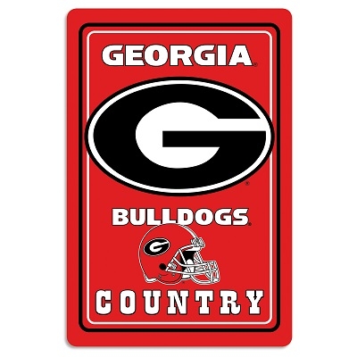 Georgia Bulldogs - Metal Sign 12" x 18" 