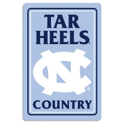 North Carolina Tar Heels - Metal Sign 12" x 18" 