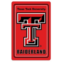Texas Tech Red Raiders - Metal Sign 12" x 18" 