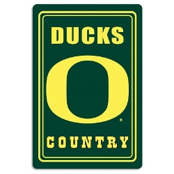 Oregon Ducks - Metal Sign 12" x 18" 
