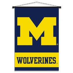 Michigan Wolverines - Indoor Banner Scroll 