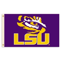 LSU Tigers - 2-Sided 3 Ft. X 5 Ft. Flag W/Grommets 